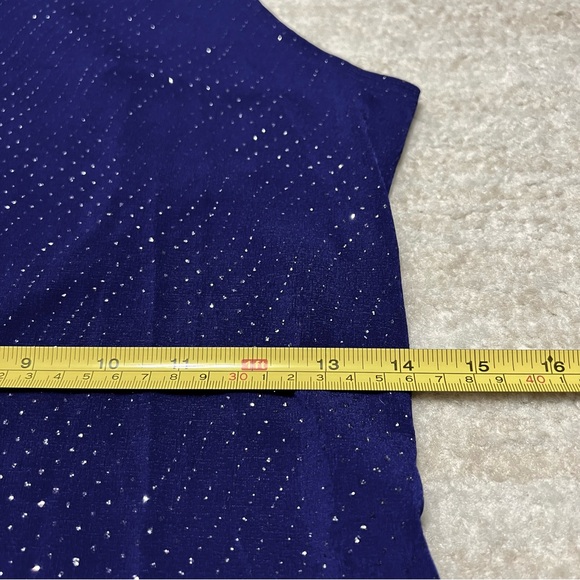 Vintage Jump 90s Celestial Maxi Dress Sz. M/L Sparkle Y2K Fairy Whimsical USA - Picture 6 of 6